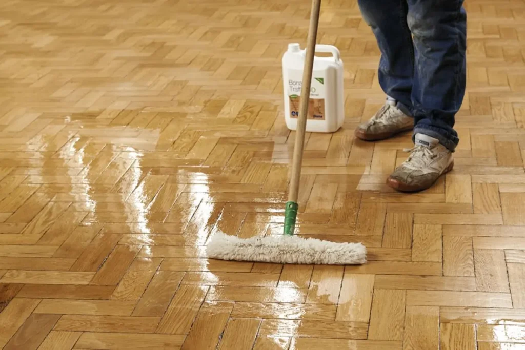 Solid Wood Floor Polishing Dubai